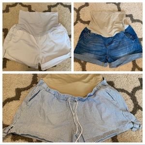 Lot of 3 Maternity Shorts- XL